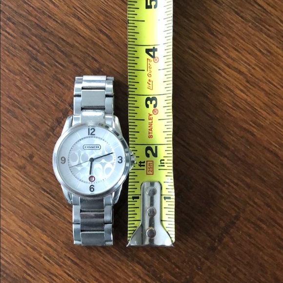Coach Watch- Silver- sized for 7” wrist - Picture 6 of 7